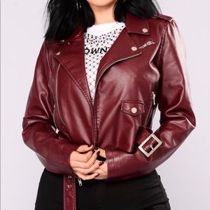 Vegan leather jacket